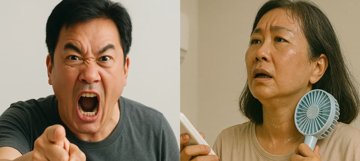 頻尿、燥熱、情緒不穩...男女十大更年期身體症狀與解方一次看