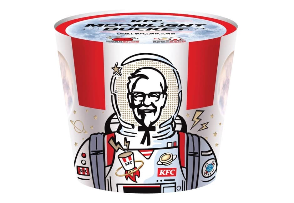 終於回歸甜點本業!肯德基推出桶裝月餅 「辣雞」口味超邪惡!
