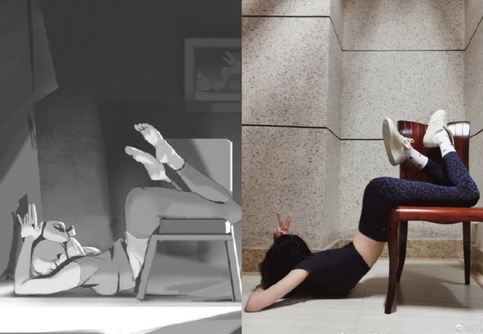 A4腰、螞蟻腰不夠看?楊冪示範「Z字漫畫腰」挑戰 遭批危險刪文道歉