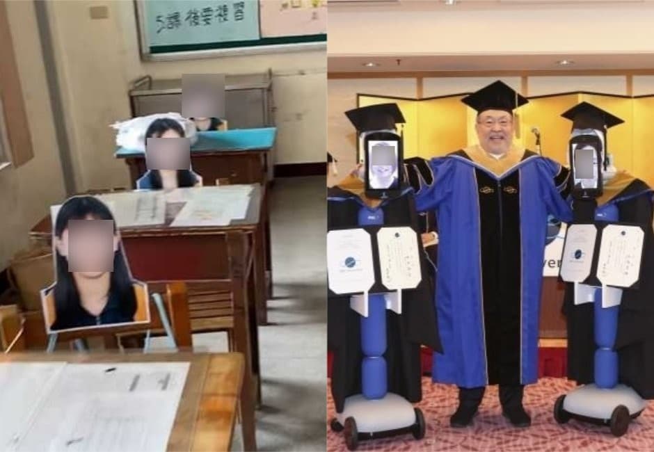 遠距教學超毛畫面合輯!雲林師輸出學生照放座位嚇壞網友:比《返校》還可怕