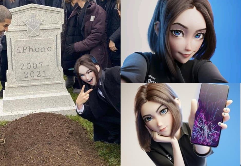 鄉民老婆+1!三星虛擬助手「Sam」太正引爆梗圖潮 網嗨:想從蘋果跳槽