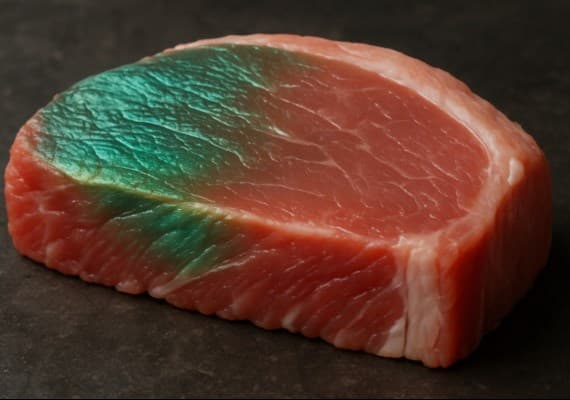 豬肉有綠光遭疑壞掉!客嗆老闆「找你算帳」 網批:沒常識真可怕