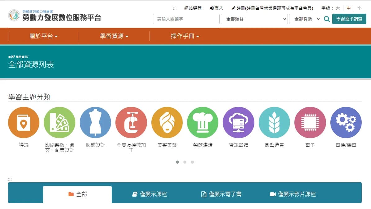 因應發展趨勢隨時自我充實 數位服務平台助你接軌職場