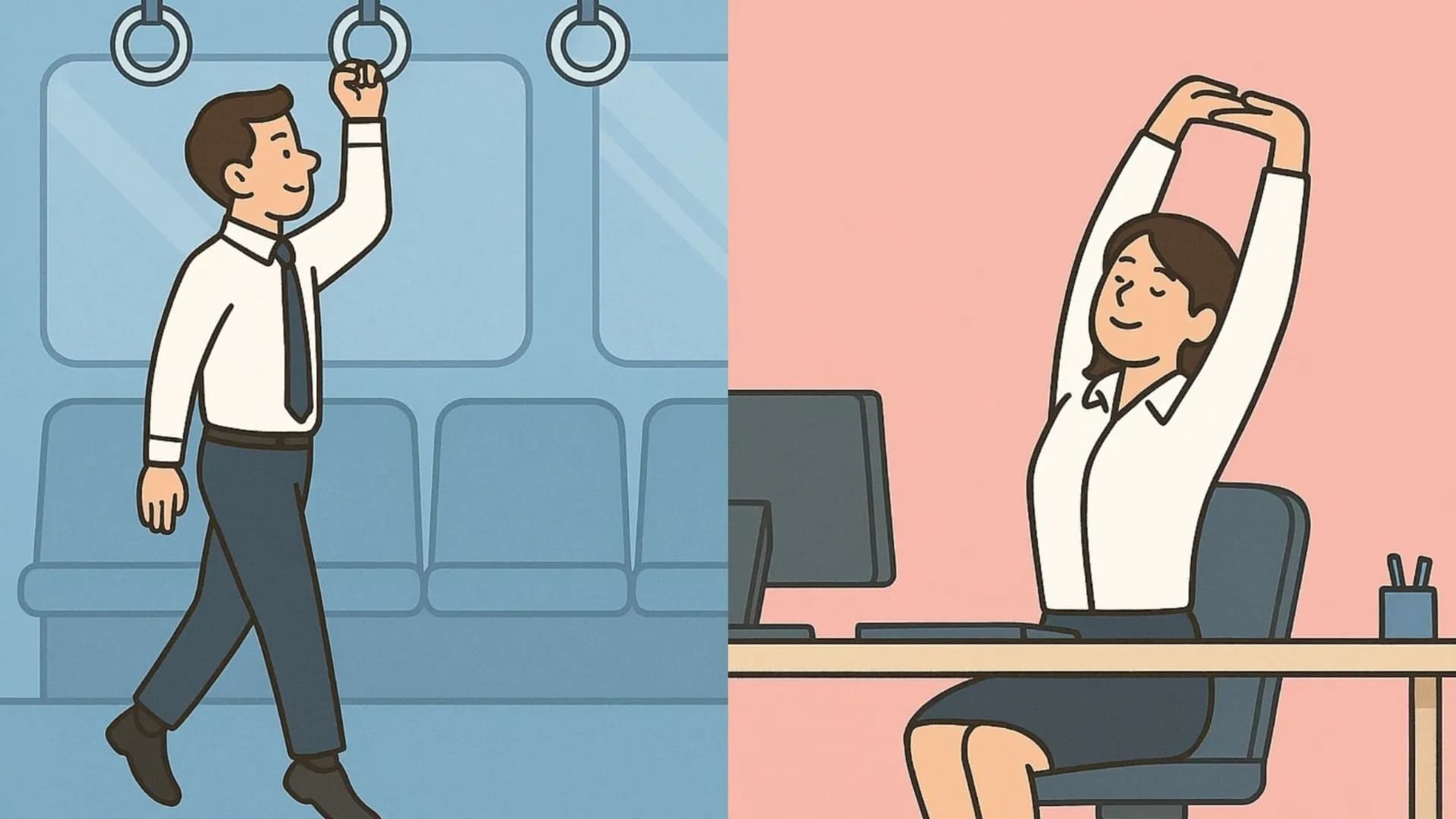 上班族動起來!十大適合活動身體的零碎時間 10分鐘也能一起變健康