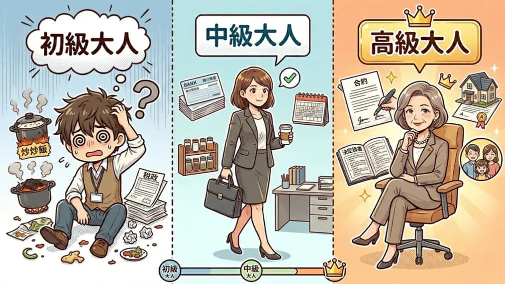 初級、高級、中級大人的差別?關鍵在決定權