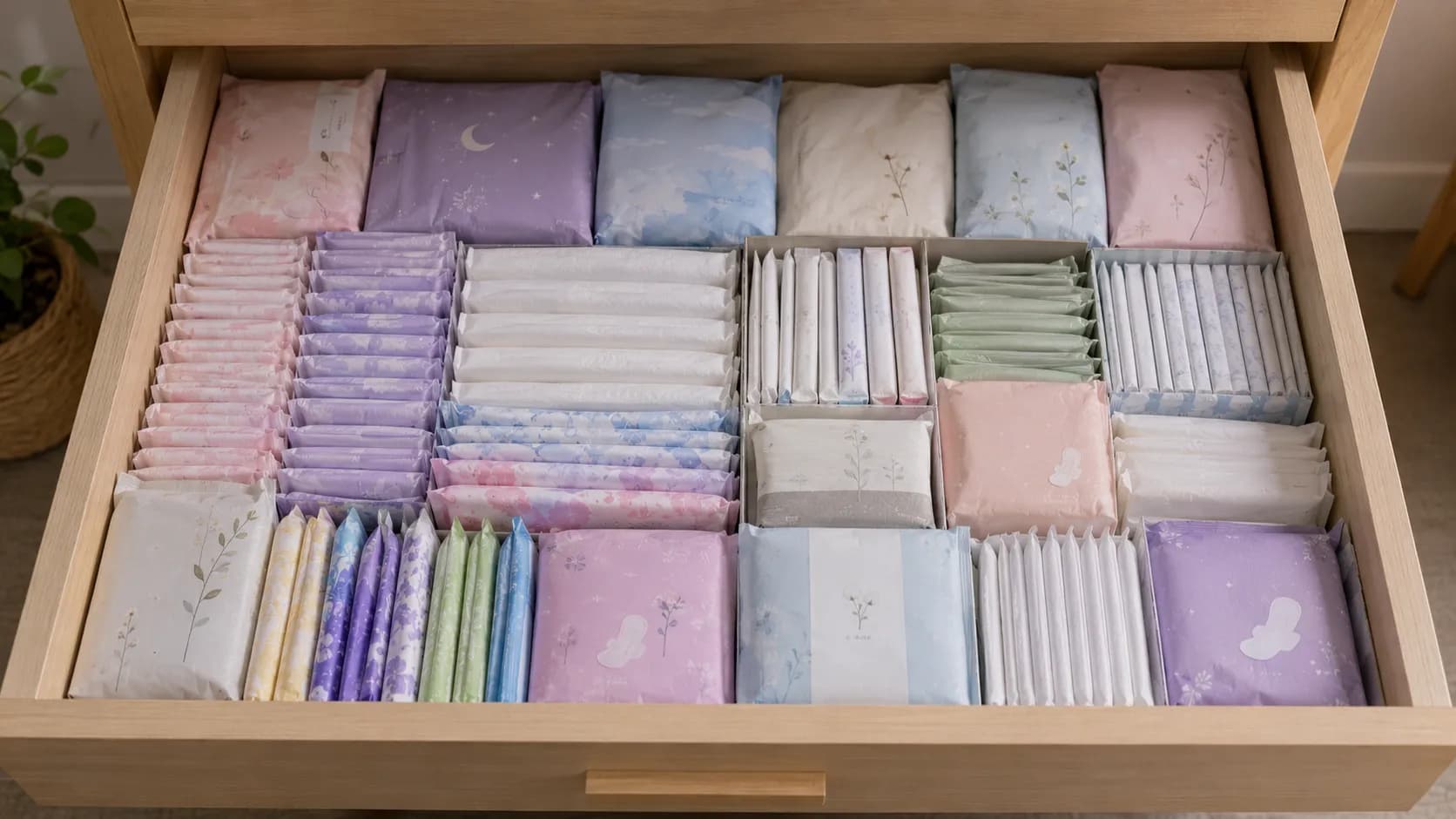 同居女友囤衛生棉po照問脆險遭炎上?伴侶必知的生理期用品尺寸分類指南