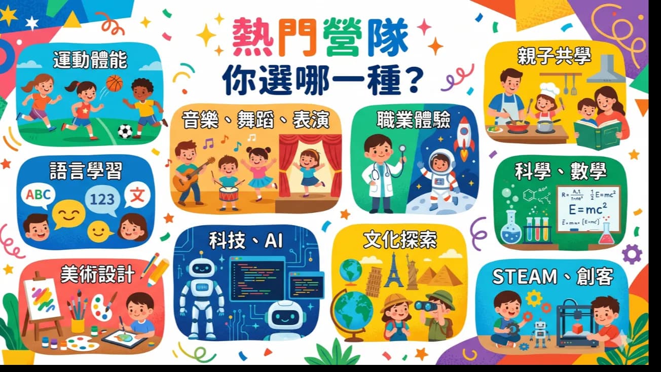 2026十大熱門營隊排行榜出爐!冠軍會是哪一類?