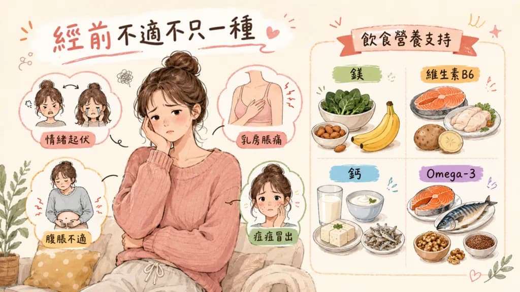 經前症候群是什麼?不只脾氣暴躁