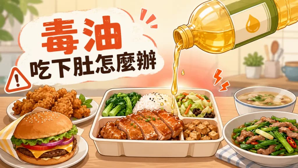 問題油品引發外食與健康疑慮,營養師提醒可從飲食與烹調習慣著手調整。